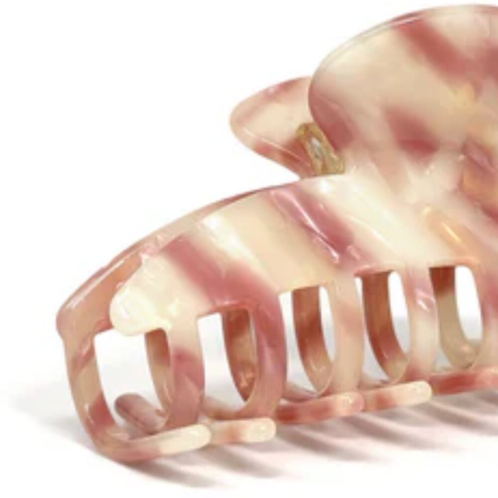 NWT The Big Guy Pink Marbled Hair Claw Clip - Picture 2 of 4